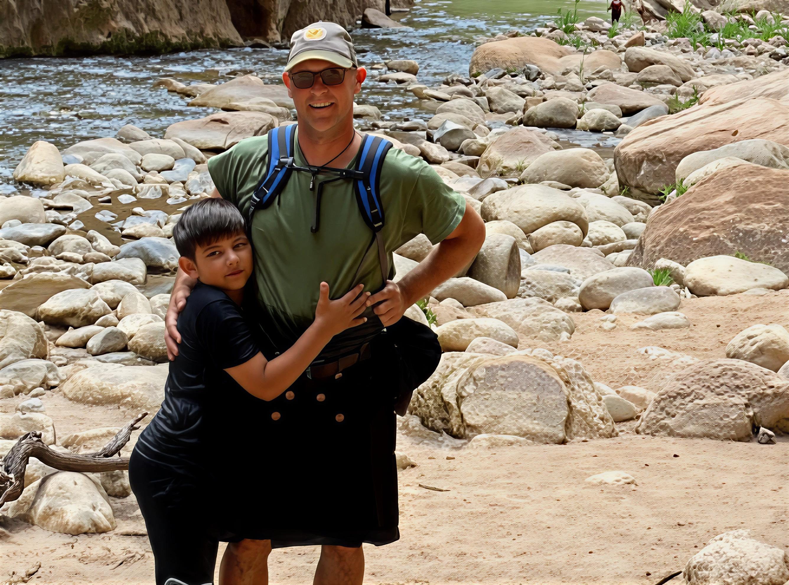 Massage Therapist on a hike